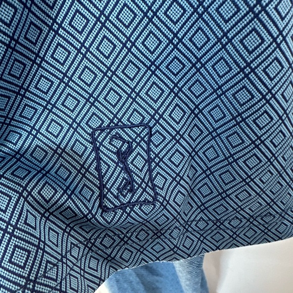 PGA Tour Men’s Golf Polo XXL Blue - Picture 3 of 4